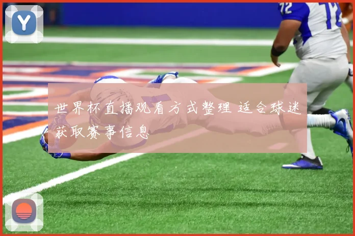 世界杯直播观看方式整理 适合球迷获取赛事信息